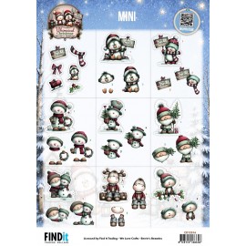 Cutting Sheet - Berries Beauties - Whimsical Christmas - Mini