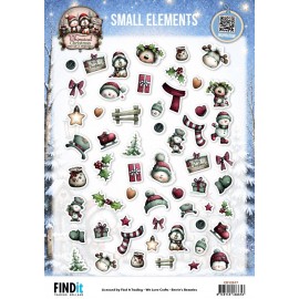 Cutting Sheet - Berries Beauties - Whimsical Christmas - Small Elements
