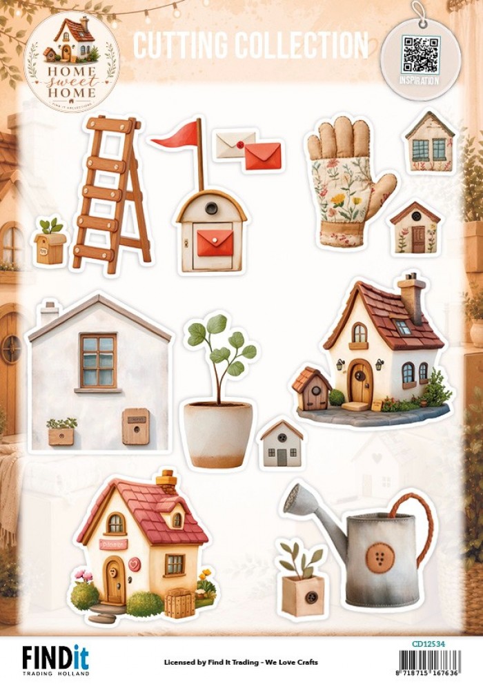 Find It Collection - Cutting Collection - Home Sweet Home - Home in Bloom