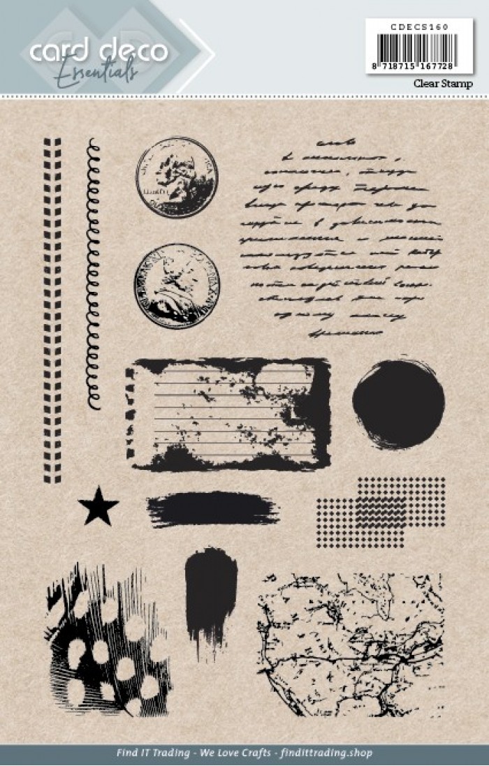 Card Deco Essentials - Clear Stamps - A5 Backgrounds