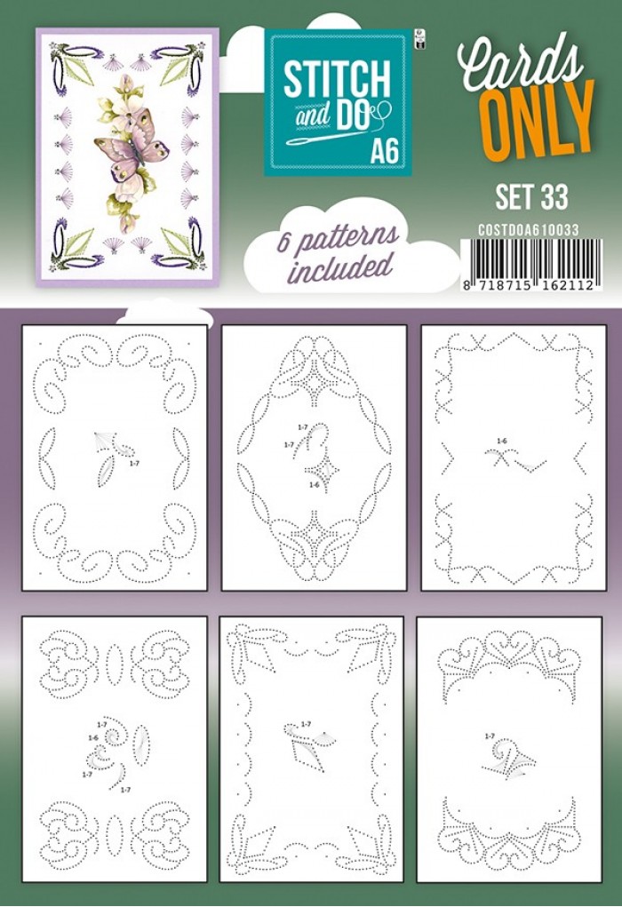 Stitch and Do - Cards Only A6 - Set 33