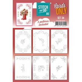 Stitch and Do - Cards Only A6 - Set 34