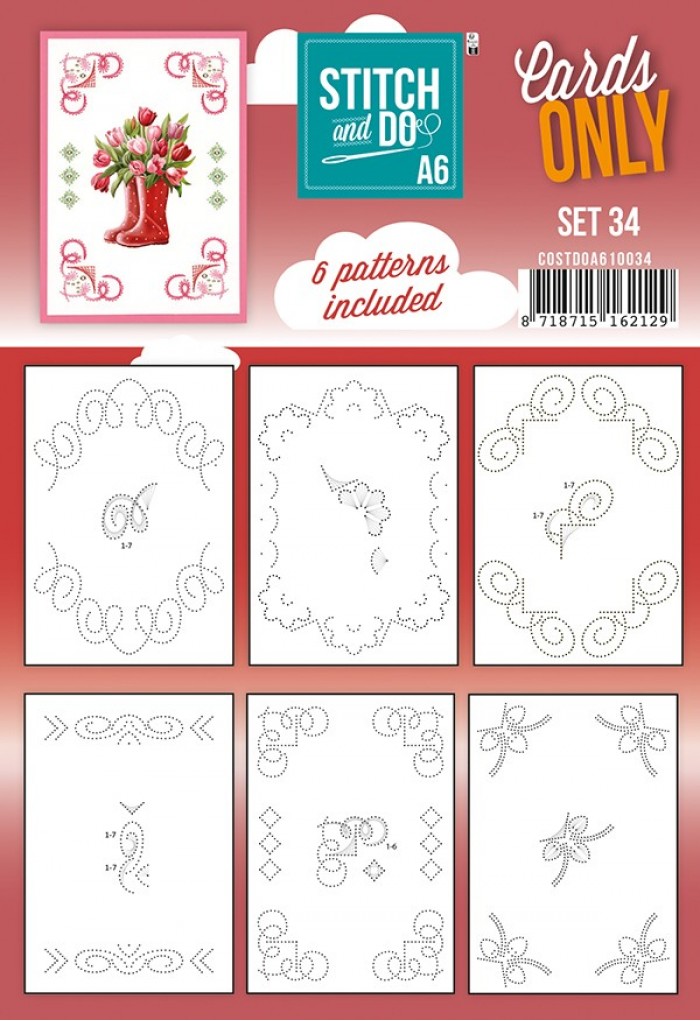 Stitch and Do - Cards Only A6 - Set 34