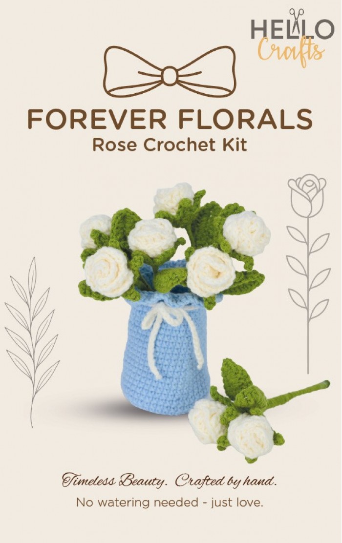 Forever Florals - White Roses