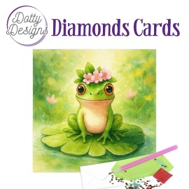 Dotty Designs Diamond Cards - Frog