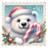Dotty Designs Diamond Cards - Polar Bear Christmas