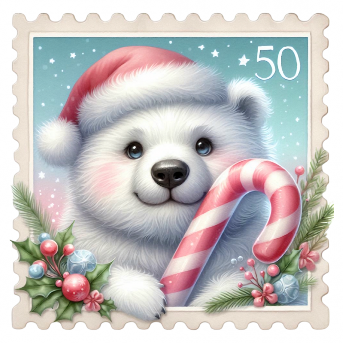 Dotty Designs Diamond Cards - Polar Bear Christmas