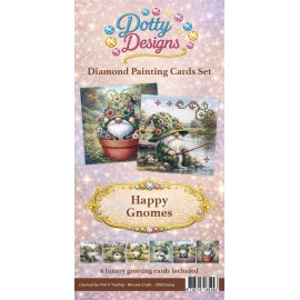 Dotty Design - Diamond Card Set - Happy Gnomes