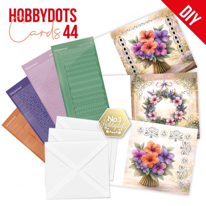 Hobbydots Cards 44  -  Sunny Garden Florals