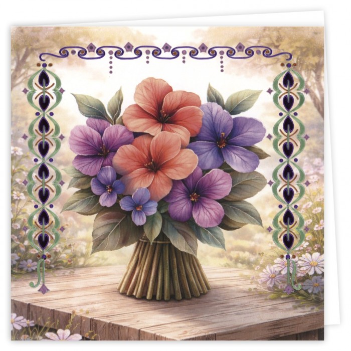 Hobbydots Cards 44  -  Sunny Garden Florals