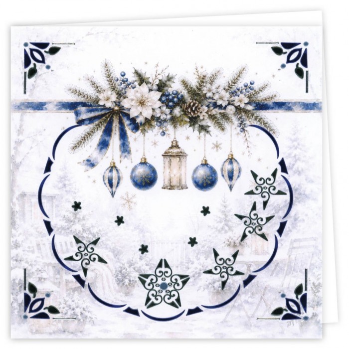 Hobbydots Cards 51 - Blue Christmas Serenity