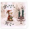 Hobbydots Cards 54 - Furry Christmas Friends