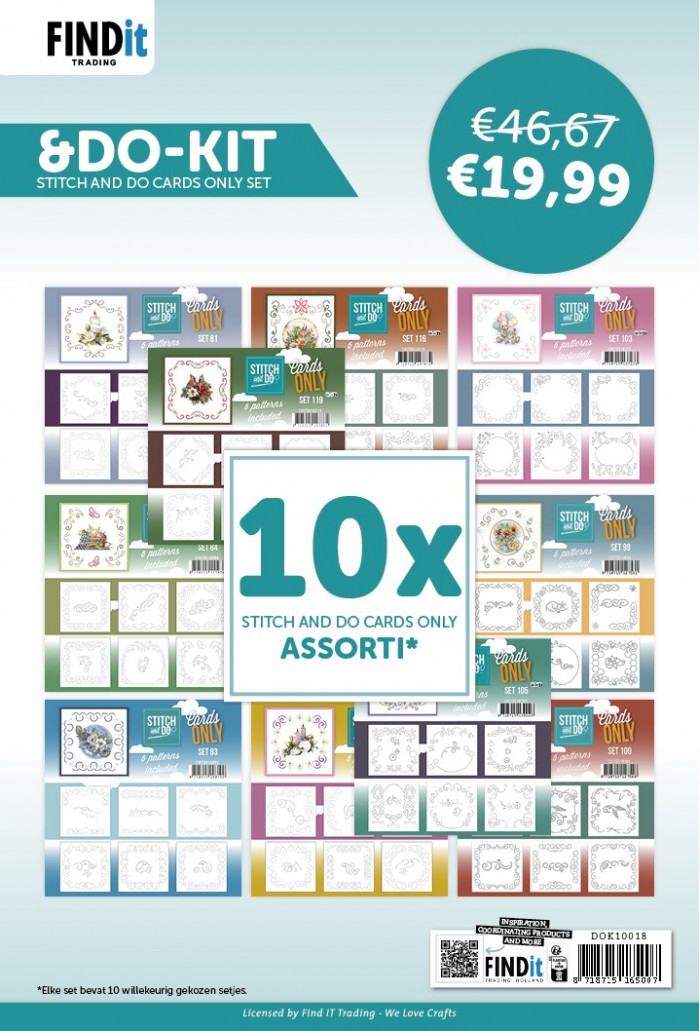 And Do - Kit - HJ255 - Stitch and Do Cards Only Assortiment