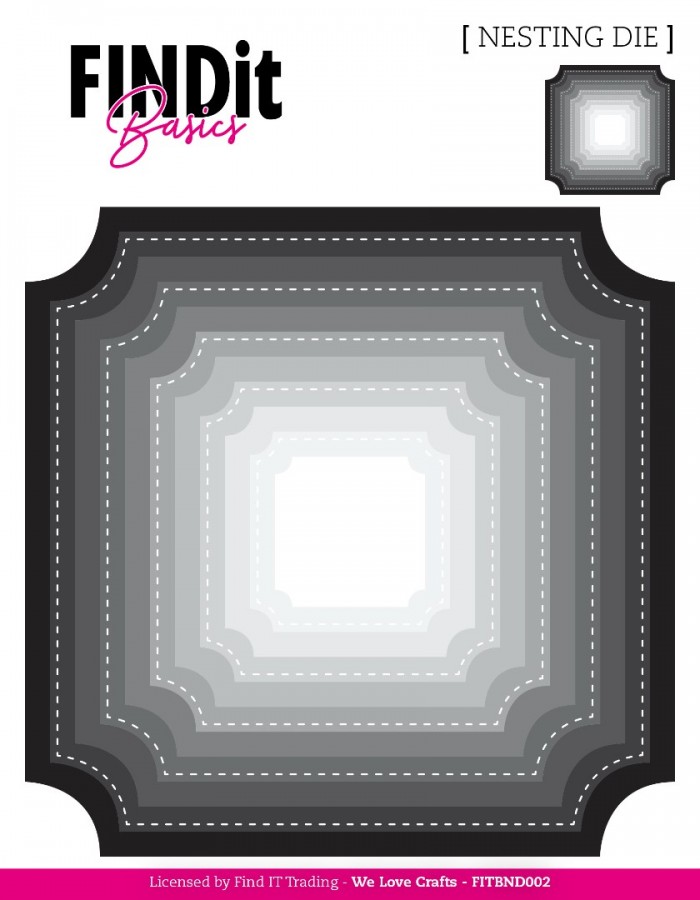 Find It Basics - Nesting Dies - Cut Corner Squares