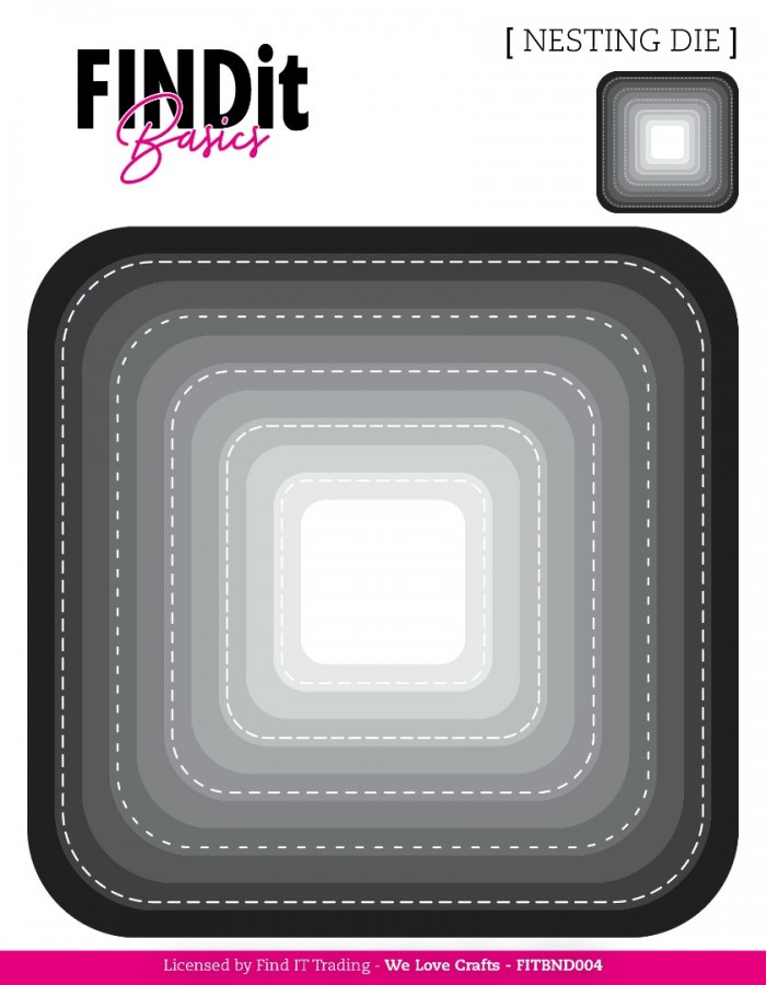 Find It Basics - Nesting Dies - Curved Squares