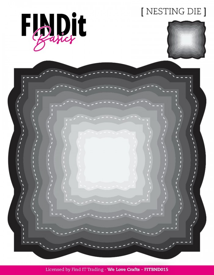 Find It Basics - Nesting Dies - Wavey Squares