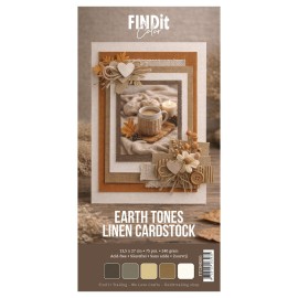 Find It Color - Linen Cardstock Pack 4K - Earth Tones