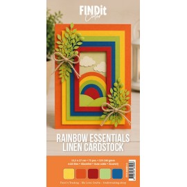 Find It Color - Linen Cardstock Pack 4K - Rainbow Essentials Pack