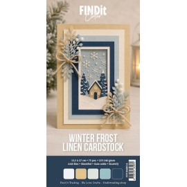 Find It Color - Linen Cardstock Pack 4K - Winter Frost Pack