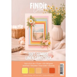 Find It Color - Linen Cardstock Pack A5 - Sunset Warm Pack