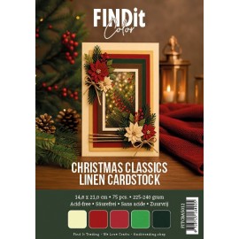 Find It Color - Linen Cardstock Pack A5 - Christmas Classics Pack Find It Color - Linen Cardstock Pack A5 - Christmas Classics Pack