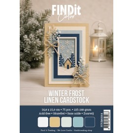 Find It Color - Linen Cardstock Pack A5 - Winter Frost Pack
