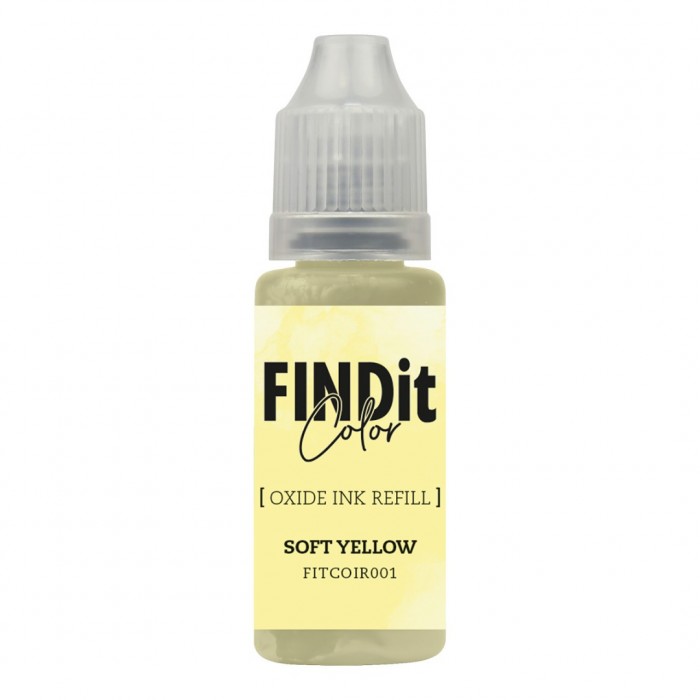 FindIt Color Oxide Ink Refill – Soft Yellow