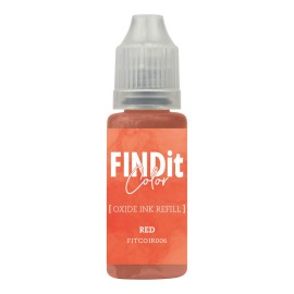 FindIt Color Oxide Ink Refill – Red