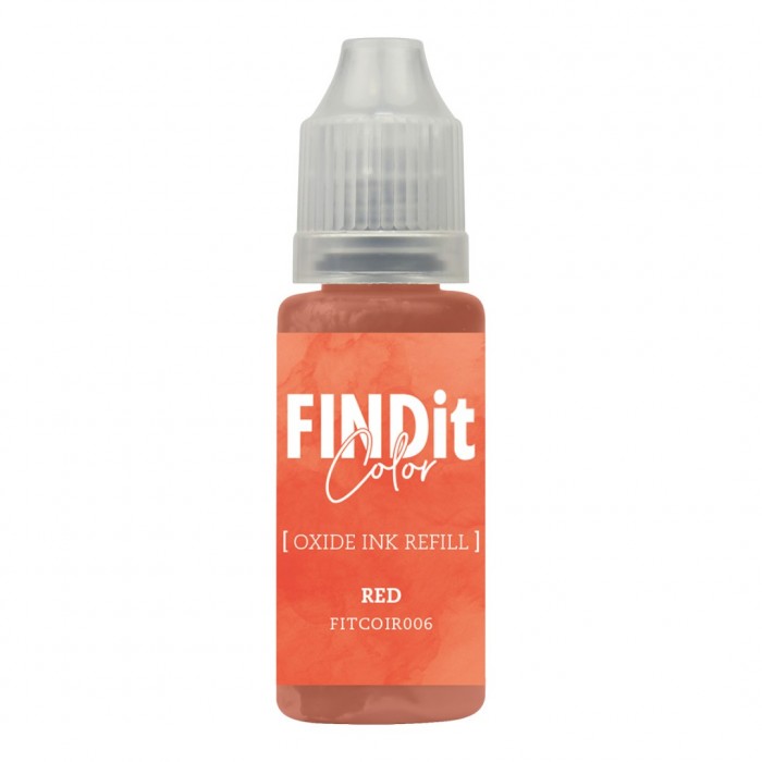 FindIt Color Oxide Ink Refill – Red