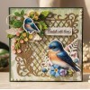 3D Pushout Sheet - Berries Beauties - Whispers of Nature - Blue