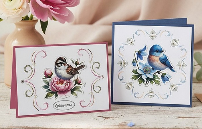 3D Pushout Sheet - Berries Beauties - Whispers of Nature - Brown