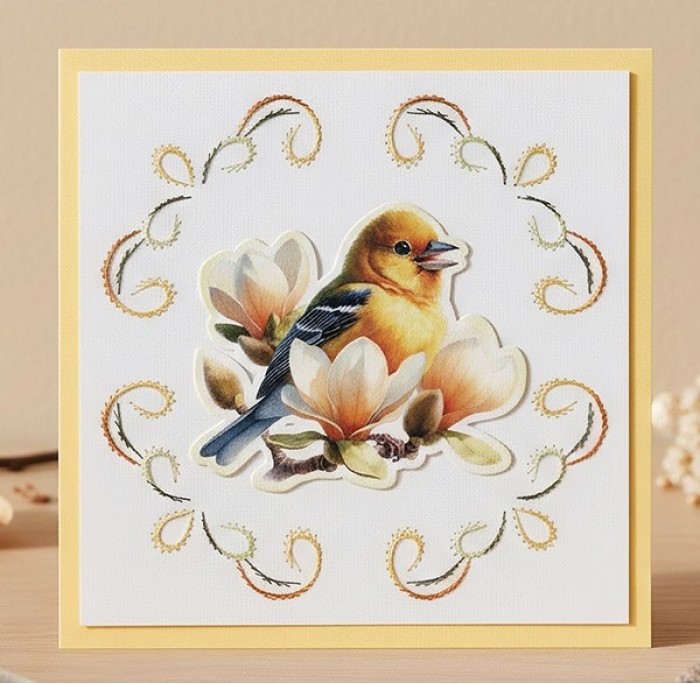 3D Pushout Sheet - Berries Beauties - Whispers of Nature - Yelow