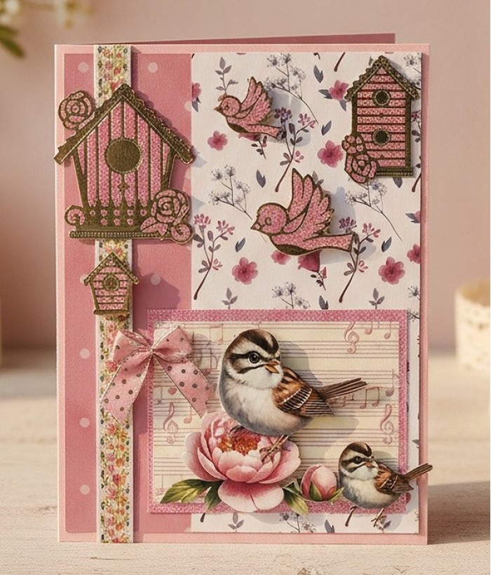 3D Pushout Sheet - Berries Beauties - Whispers of Nature - Brown