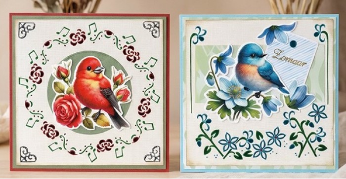 Linen Cardstock Pack - Berries Beauties - Whispers Of Nature - A4