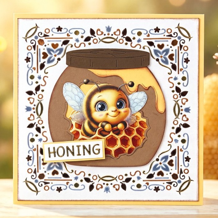 Dies - Berries Beauties - Sweet Honey Bees - Honey Pot Delight
