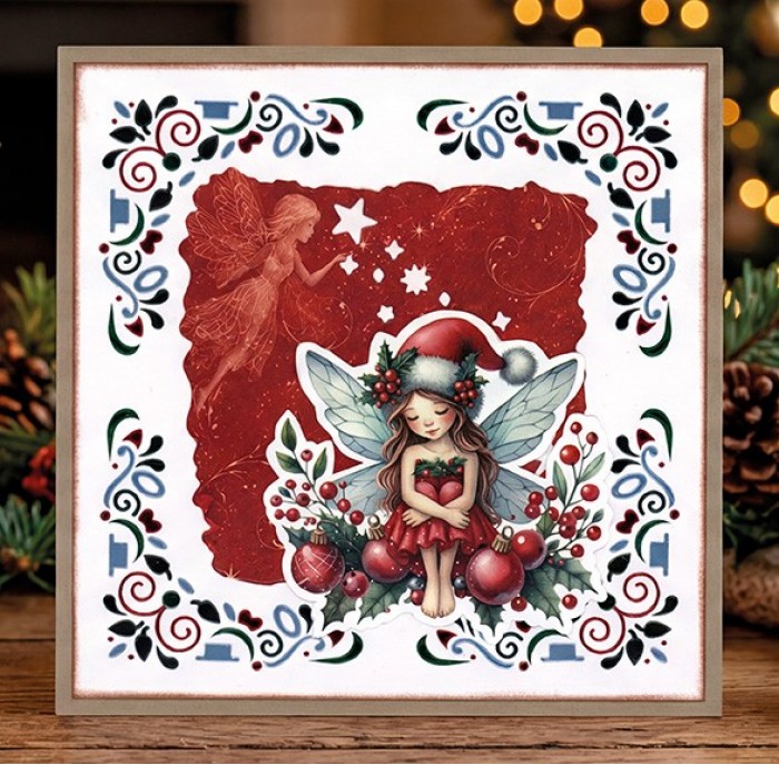 3D Cutting Sheet - Berries Beauties - Fairy Christmas - Christmas Fairy