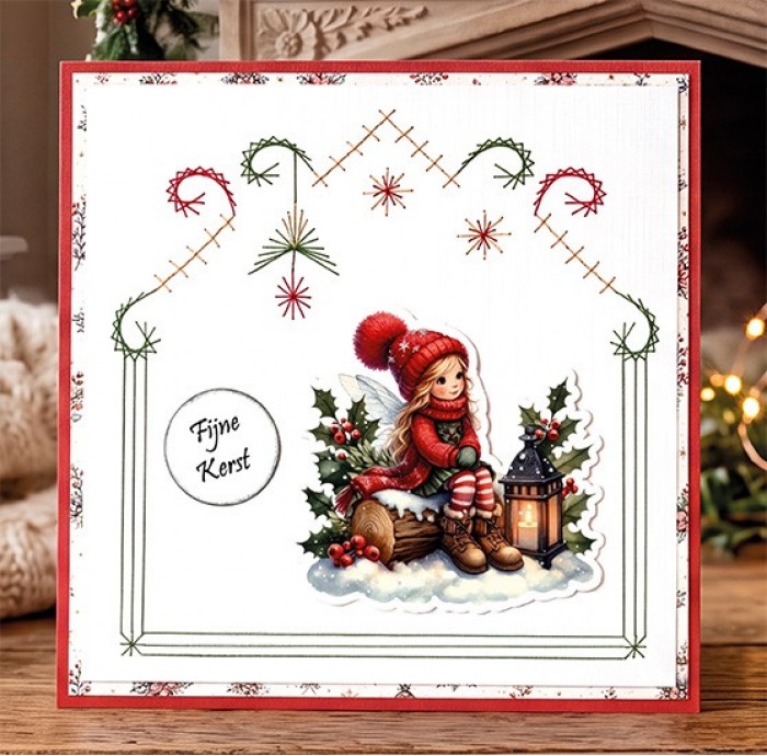 3D Cutting Sheet - Berries Beauties - Fairy Christmas - Lantern