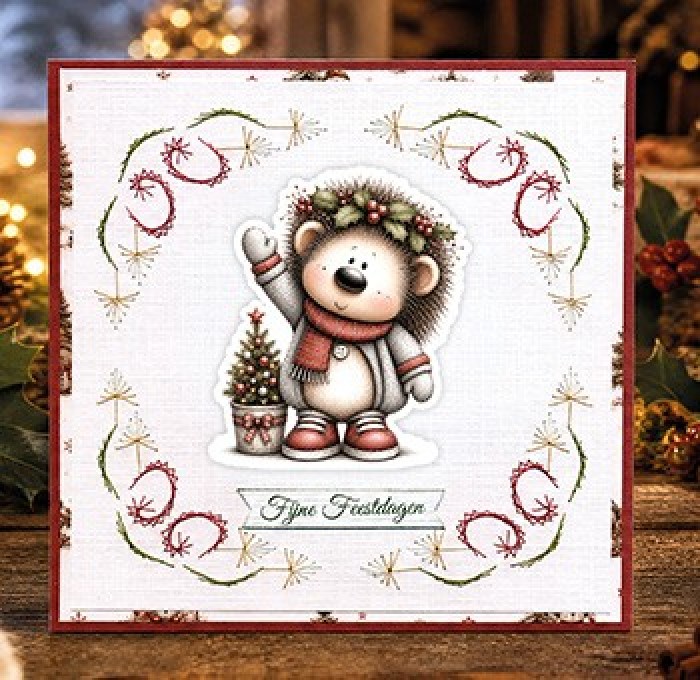 3D Cutting Sheet - Berries Beauties - Whimsical Christmas - Furry Friends