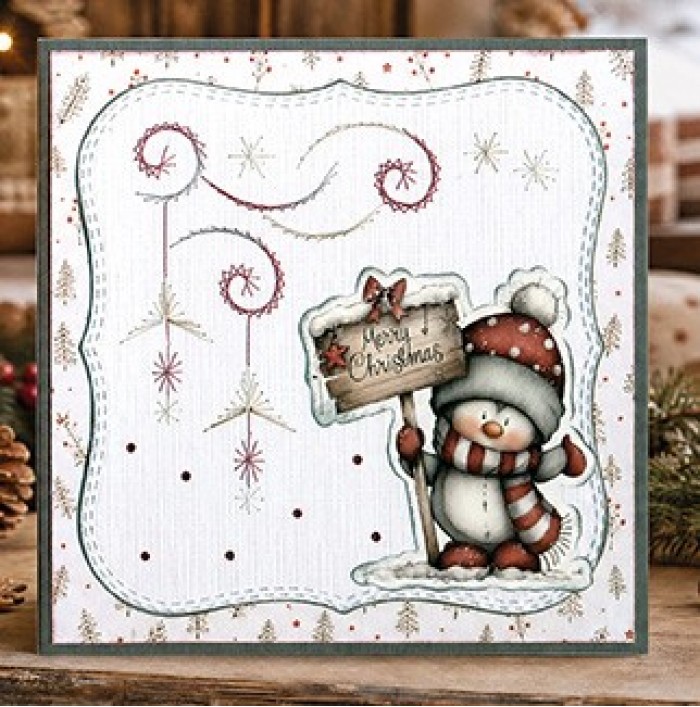 SET Hobbyjournaal 258 (Dies - Berries Beauties - Whimsical Christmas - Festive Forest)