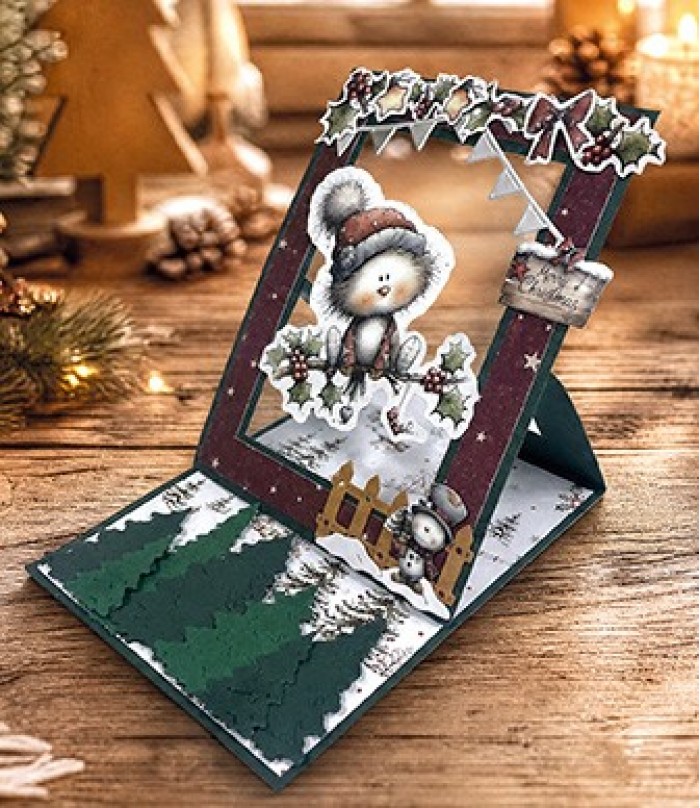 SET Hobbyjournaal 258 (Dies - Berries Beauties - Whimsical Christmas - Festive Forest)