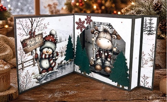 Paperpack - Berries Beauties - Whimsical Christmas 20 x 20 cm