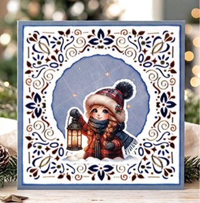 3D Cutting Sheet - Berries Beauties - Good Old Christmas - Girl