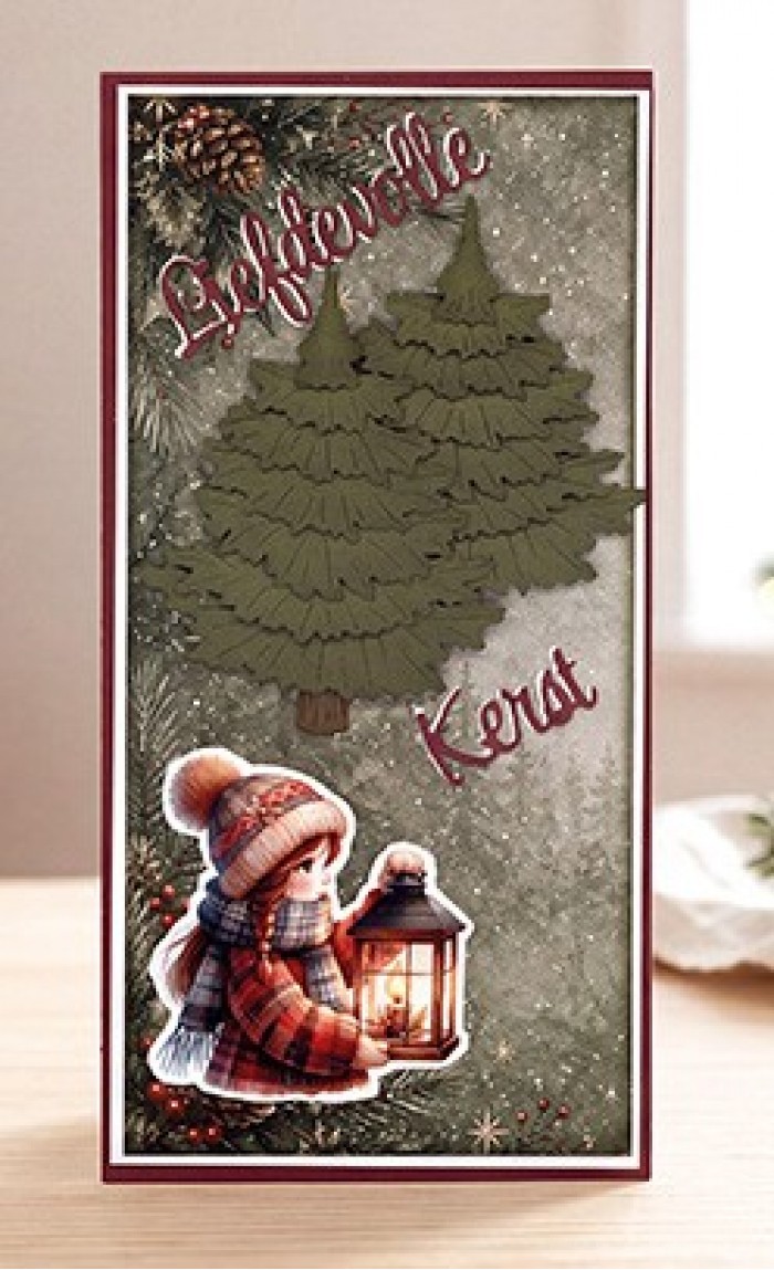 3D Pushout Sheet - Berries Beauties - Good Old Christmas - Girl