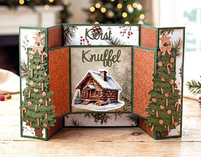 3D Pushout Sheet - Berries Beauties - Good Old Christmas - Houses