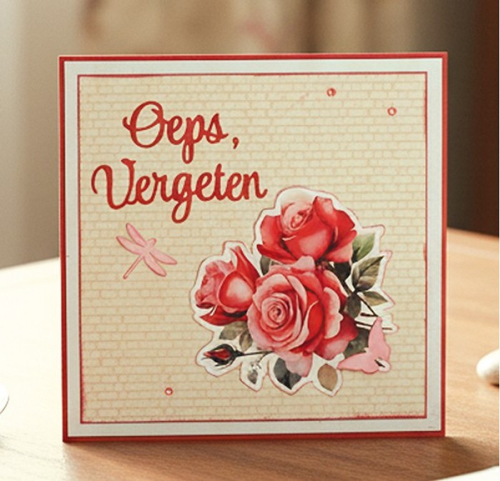 Paperpack - Berries Beauties - Floral Elegance 20 x 20 cm