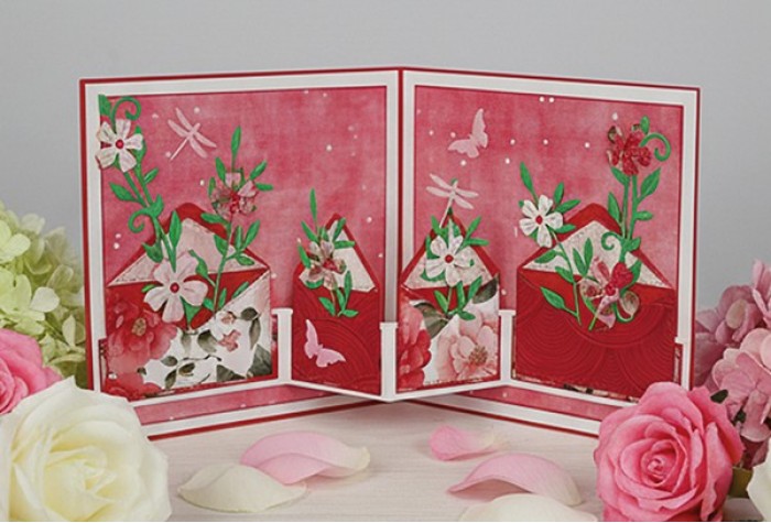 Linen Cardstock Pack - Berries Beauties - Floral Elegance - A4
