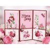 3D Cutting Sheet - Berries Beauties - Floral Elegance - Peony Delight