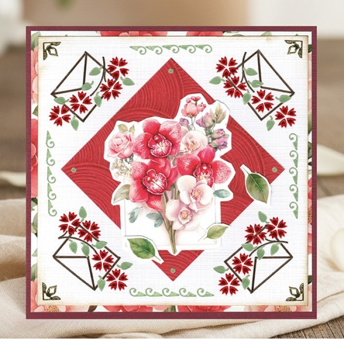 3D Pushout Sheet - Berries Beauties - Floral Elegance - Orchid Grace