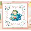 3D Pushout Sheet - Berries Beauties - Joyful Hoppers - A Cup Of Frog