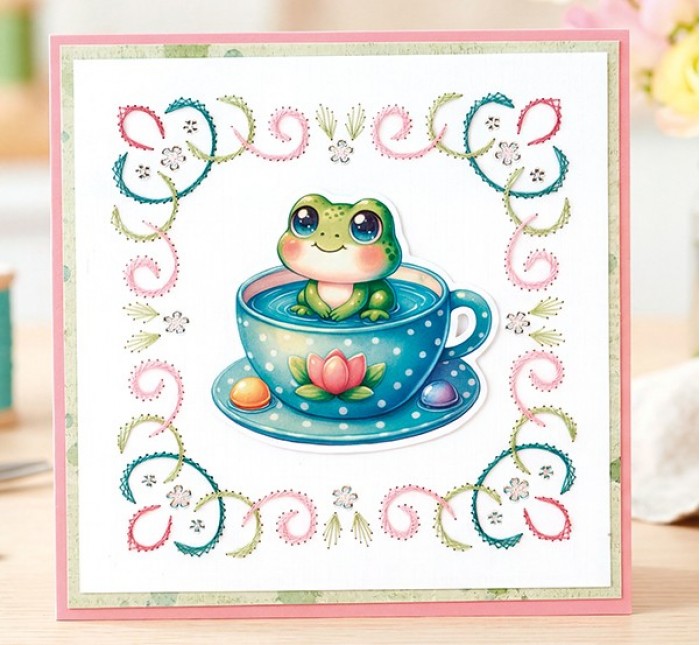 3D Cutting Sheet - Berries Beauties - Joyful Hoppers - A Cup Of Frog